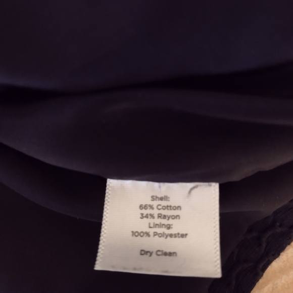 Talbots Black Button Front Jacket Size 10 - Picture 9 of 11